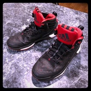 Adidas D Rose 6 Black/Red Size US 8.5